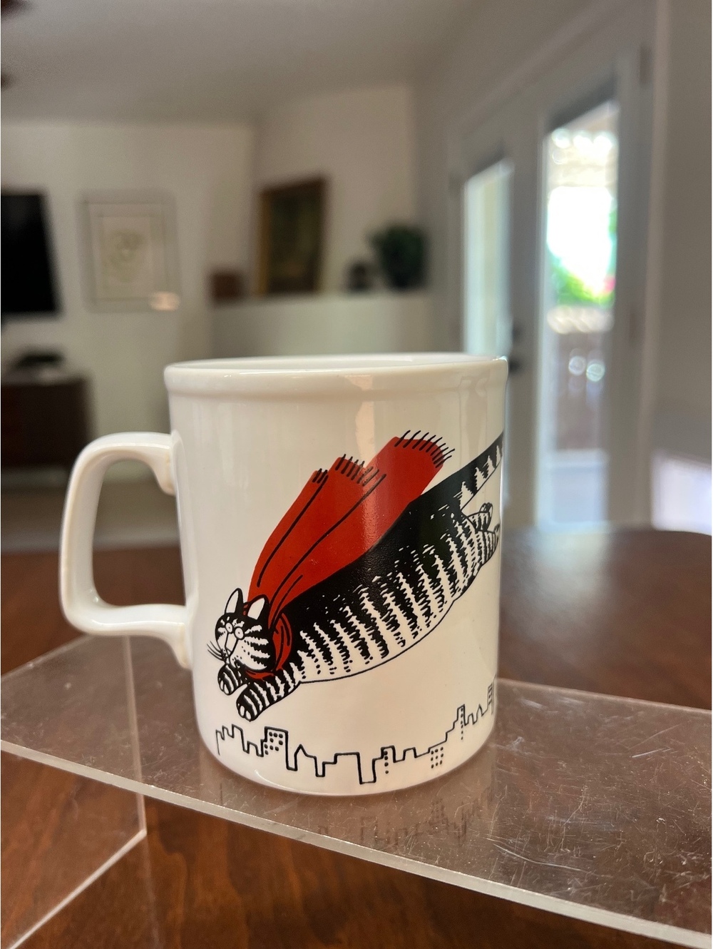 Vtg B Kliban Supercat Mug Kiln Craft England Ironstone 1979